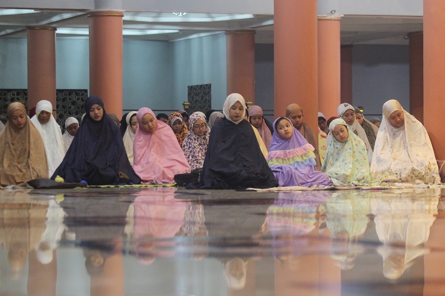 Salat tarawih Selasa (17/2/2026) malam.