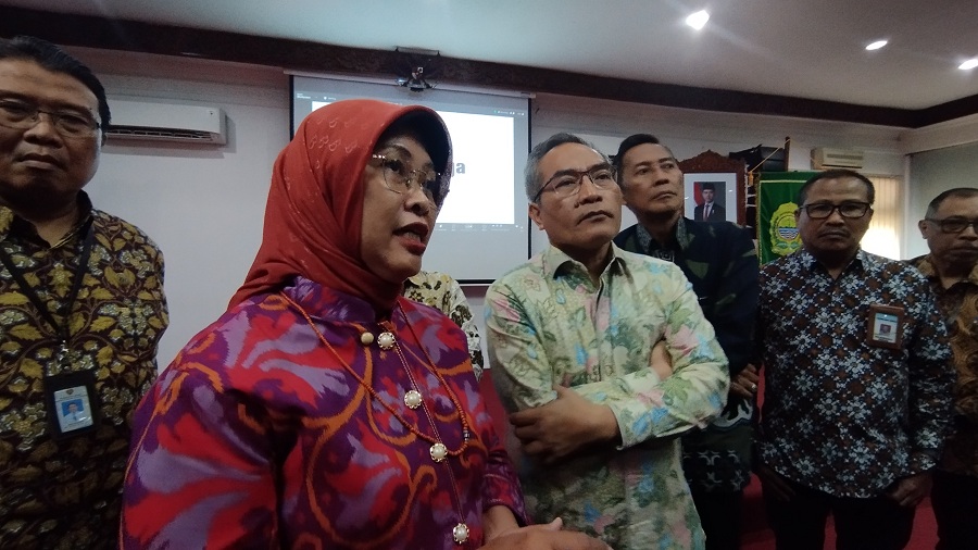Kepala Dinas Koperasi, Usaha Kecil dan Menengah, Perindustrian dan Perdagangan Kabupaten (DKUKMP) Bantul Prapta Nugahra.