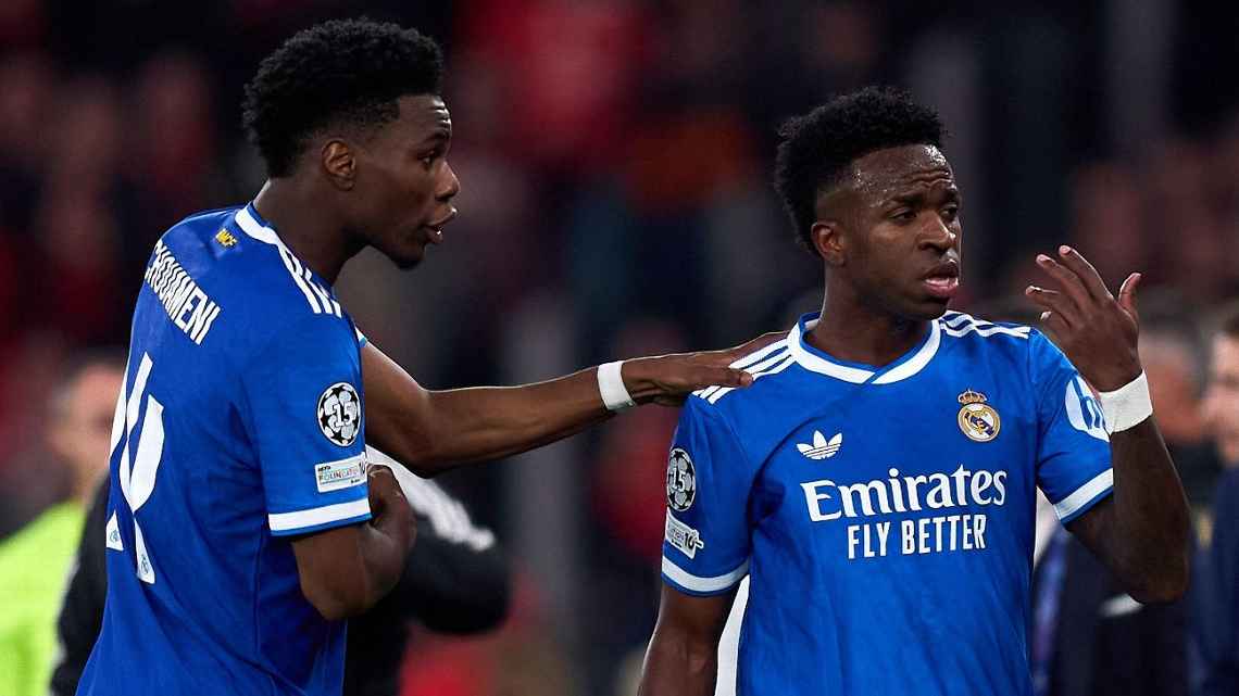 Bukan rasisme, Vinicius Junior mendapatkan perilaku anti-gay dalam kemenangan Real Madrid atas Benfica di leg pertama babak playoff Liga Champions di Estadio da Luz