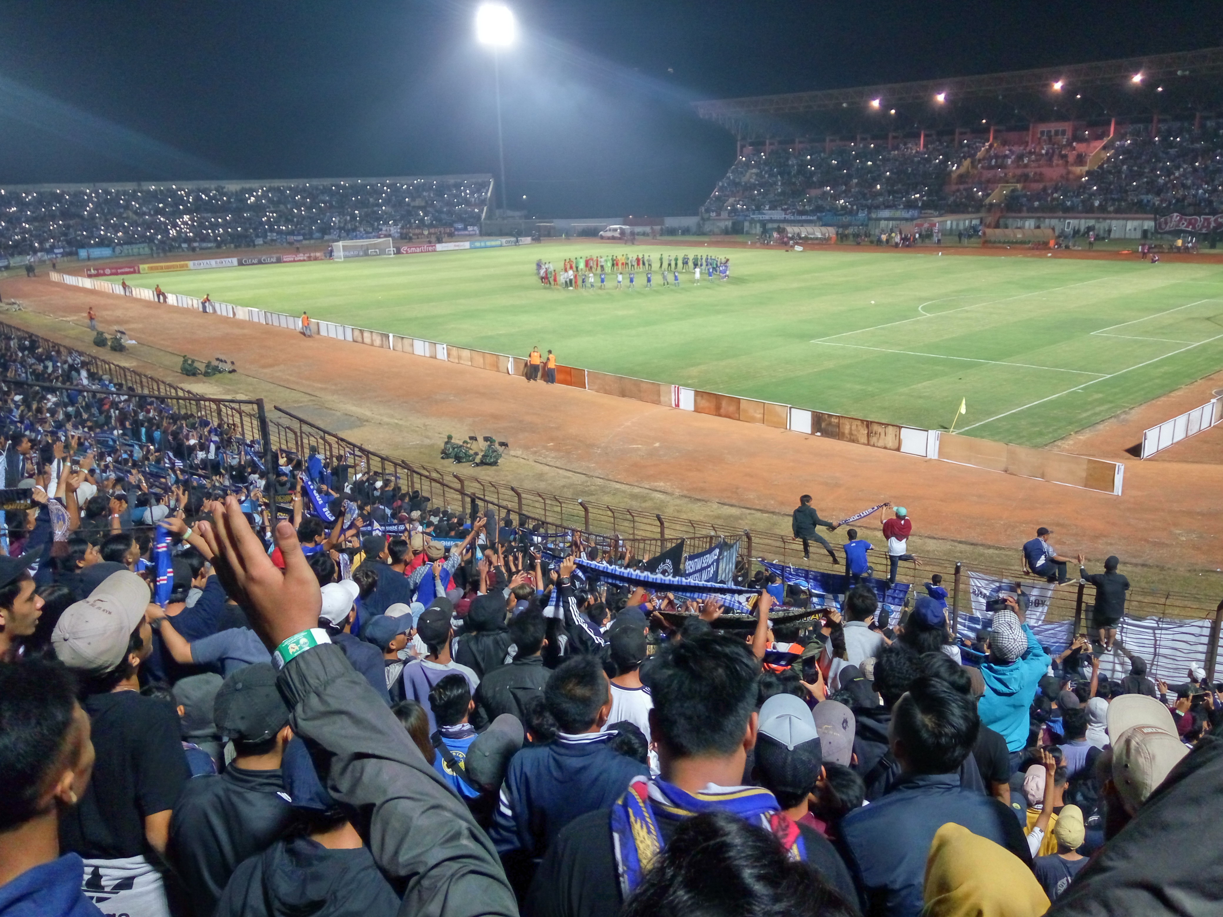 Kali terakhir PSIM Jogja main kandang di malam hari di SSA pada 2 Juni 2019 saat melawan tim Indonesia U-23 