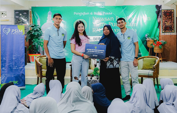 BENTUK NYATA: Sesi pelaksanaan program sosial PSIM Empathy putaran kedua bertema Self Love to Share Love.&nbsp;