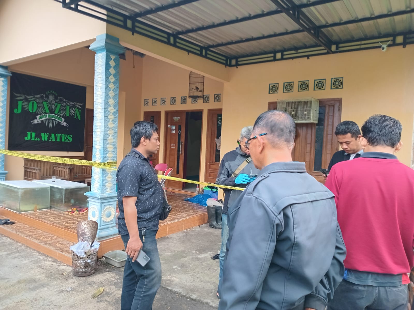 Lokasi rumah korban yang dibunuh saat tertidur
