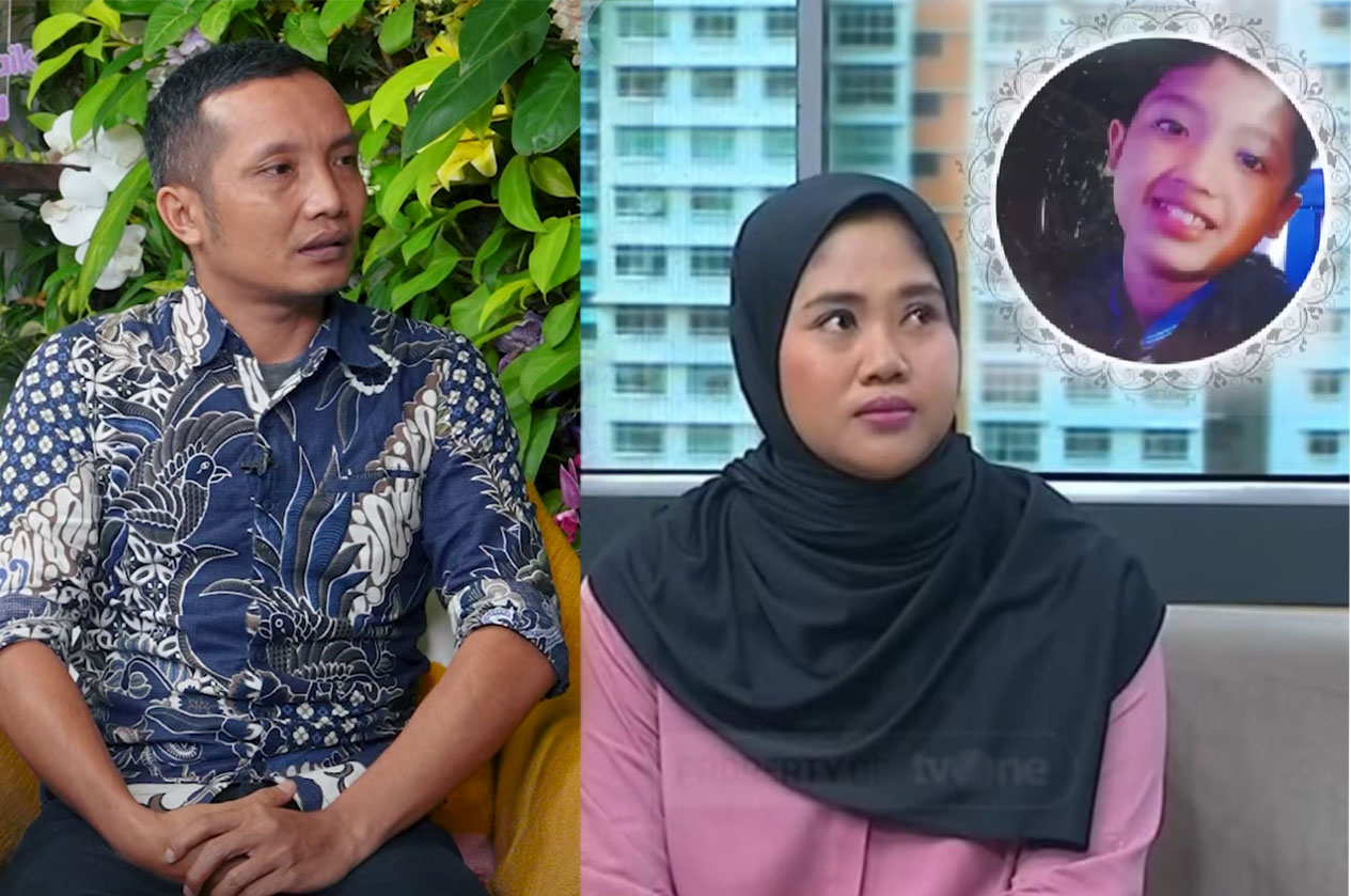 Ayah dan ibu kandung Nizam Safei, Anwar Satibi dan Lisnawati.