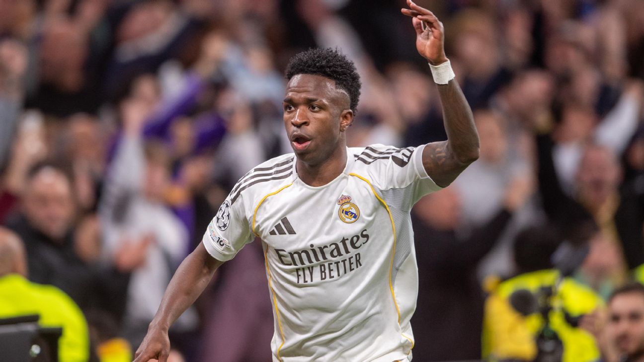Vinicius Junior cetak gol kemenangan Real Madrid atas Benfica di Liga Champions