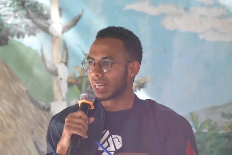 Mahasiswa UGM asal Timor Leste, Isac da Costa.