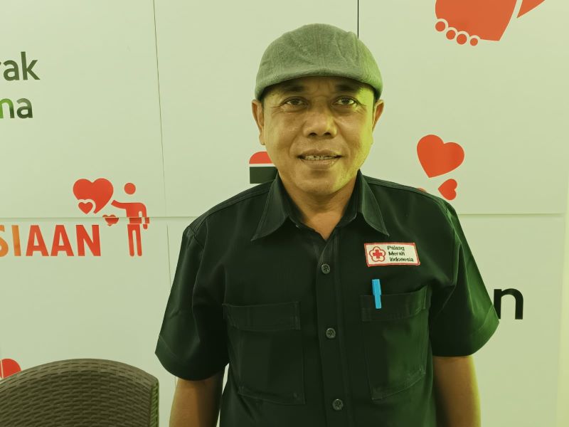 Kepala Markas PMI Purworejo Supangkat  