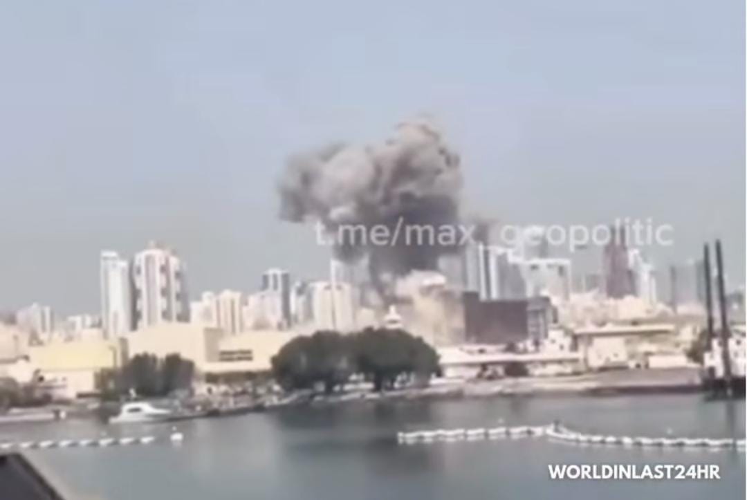 Serangan Iran ke fasilitas militer Amerika di Timur Tengah. 