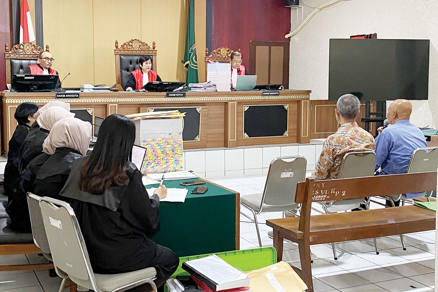Sidang lanjutan kasus Korupsi Dana Hibah Pariwisata Sleman 2020 kembali digelar dengan agenda pemeriksaan saksi ade charge (meringankan) di Gedung Pengadilan Negeri (PN) Jogjakarta, Senin (2/3).