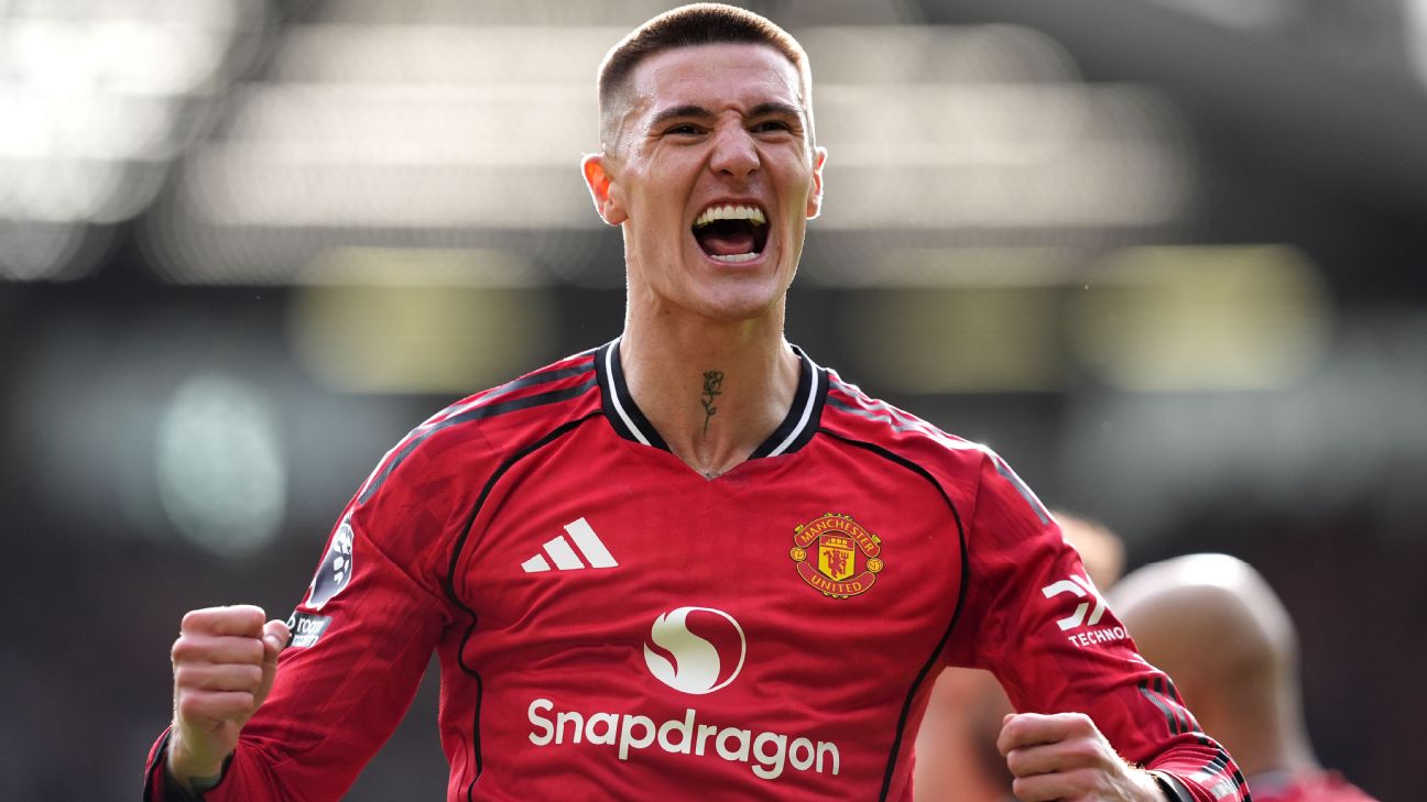 Benjamin Sesko cetak gol kemenangan Manchester United melawan Crystal Palace di Old Trafford