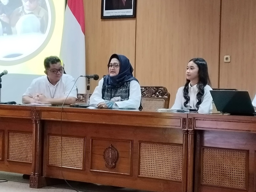 Konferensi pers Hasil Pemantauan TPID Menjelang Idulfitri 1447 H/2026 M di Ruang Wisanggeni, Unit VIII Kompleks Kepatihan, Jogja, Rabu (4/3/2026).