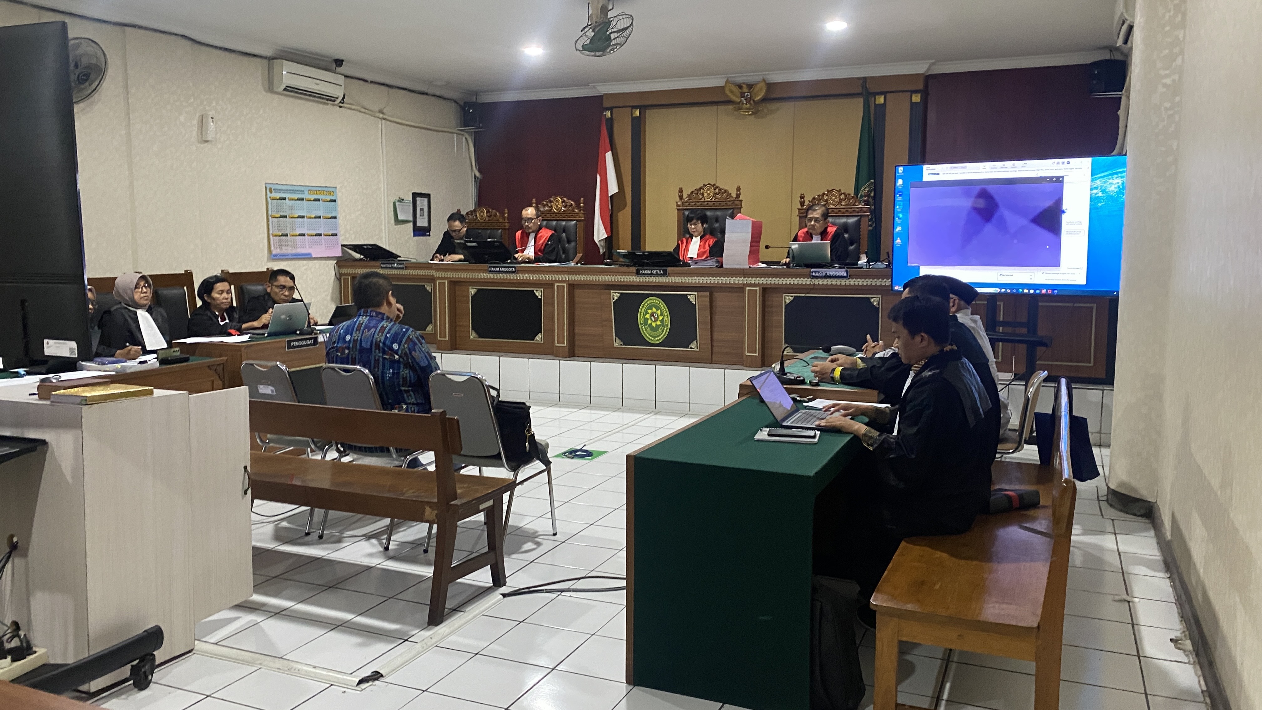 Sidang korupsi dana hibah pariwisata