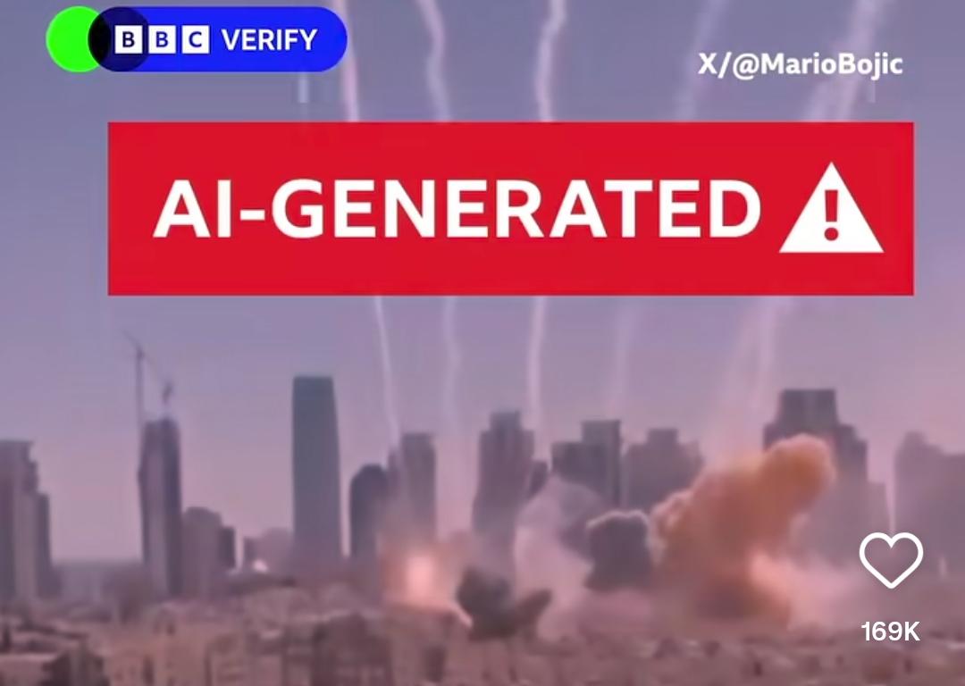 Gelombang informasi palsu dan video hasil rekayasa kecerdasan buatan (AI) membanjiri lini masa media sosial. 