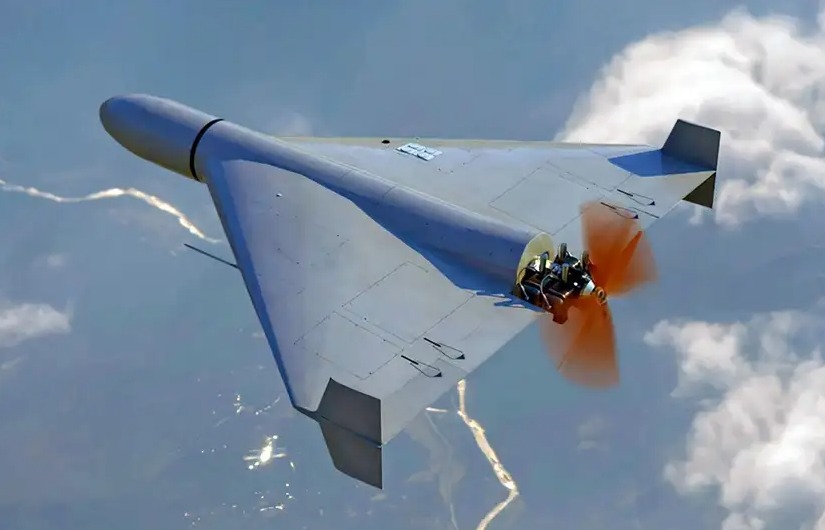 Drone kamikaze (loitering munition) Shahed-136 buatan Iran ini dikenal murah meriah namun sangat efektif menguras pertahanan udara musuh.