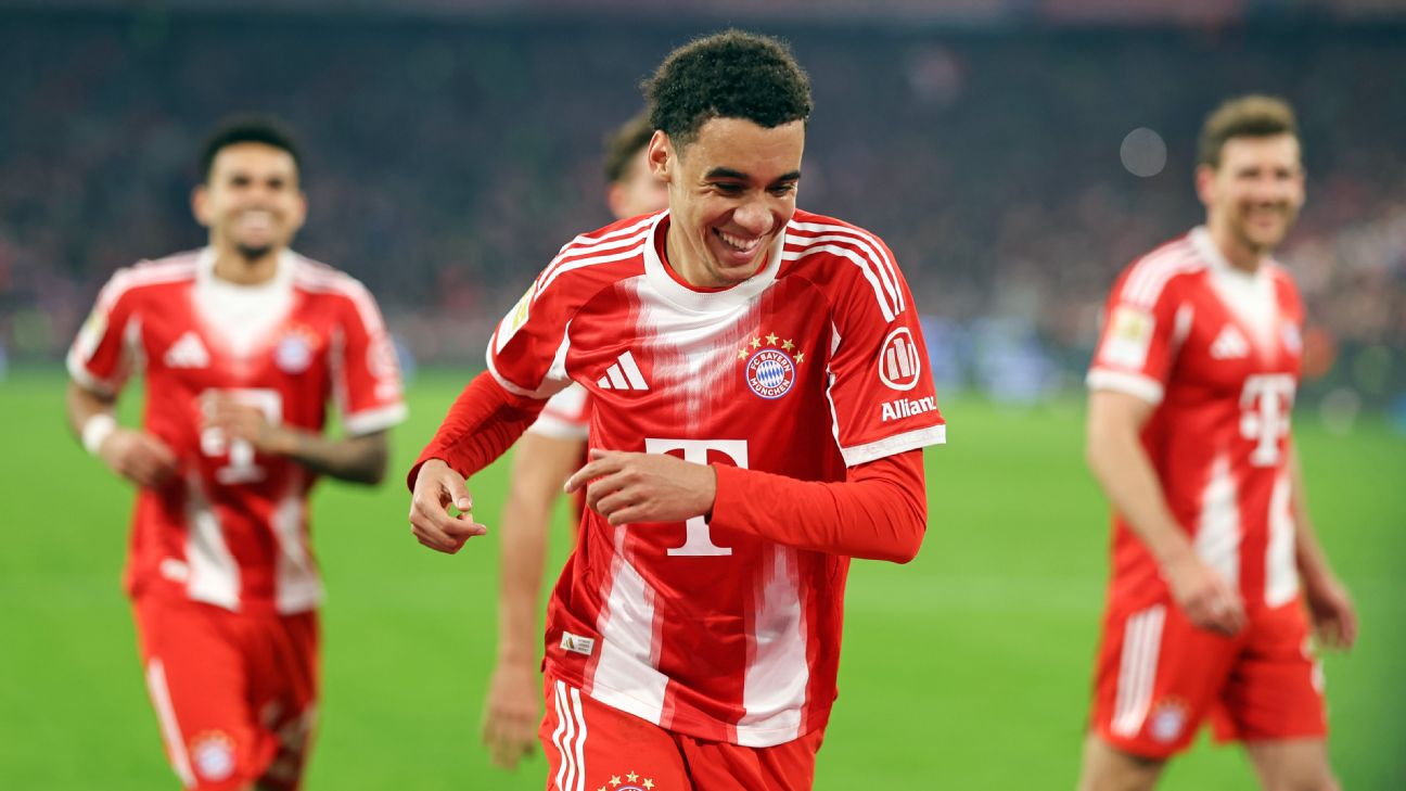 Jamal Musiala cetak gol perdana musim ini dalam kemenangan Bayern Munich atas Borussia Monchengladbach