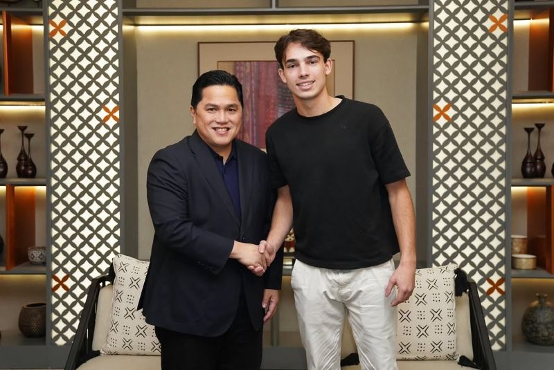 Erick Thohir dan Tim Geypens.