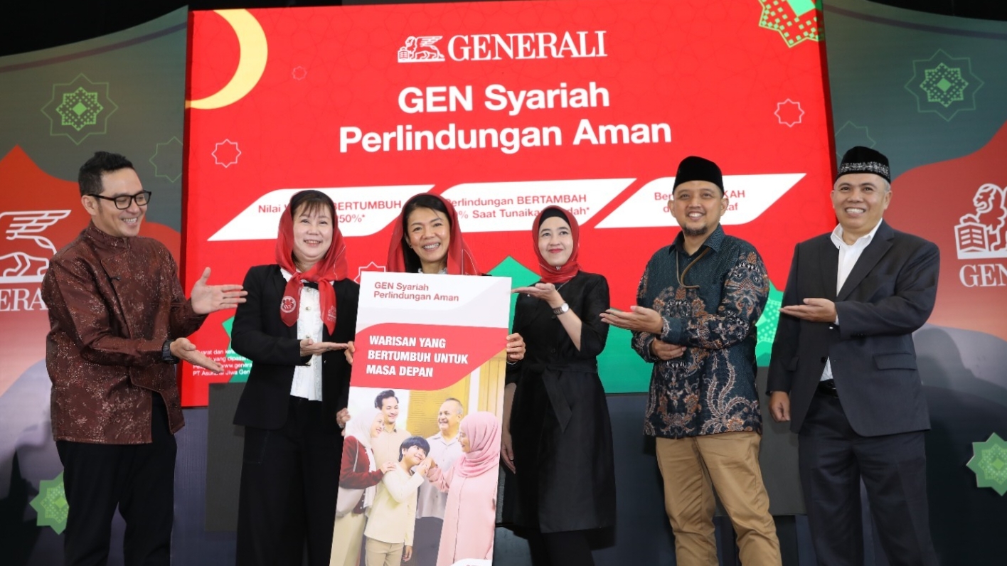 PT Asuransi Jiwa Generali Indonesia (Generali Indonesia) meluncurkan produk GEN Syariah Perlindungan Aman.