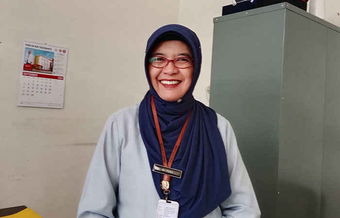 Kepala Bidang Pencegahan dan Pengendalian Penyakit Dinas Kesehatan Kabupaten Sleman Khamidah Yuliati.