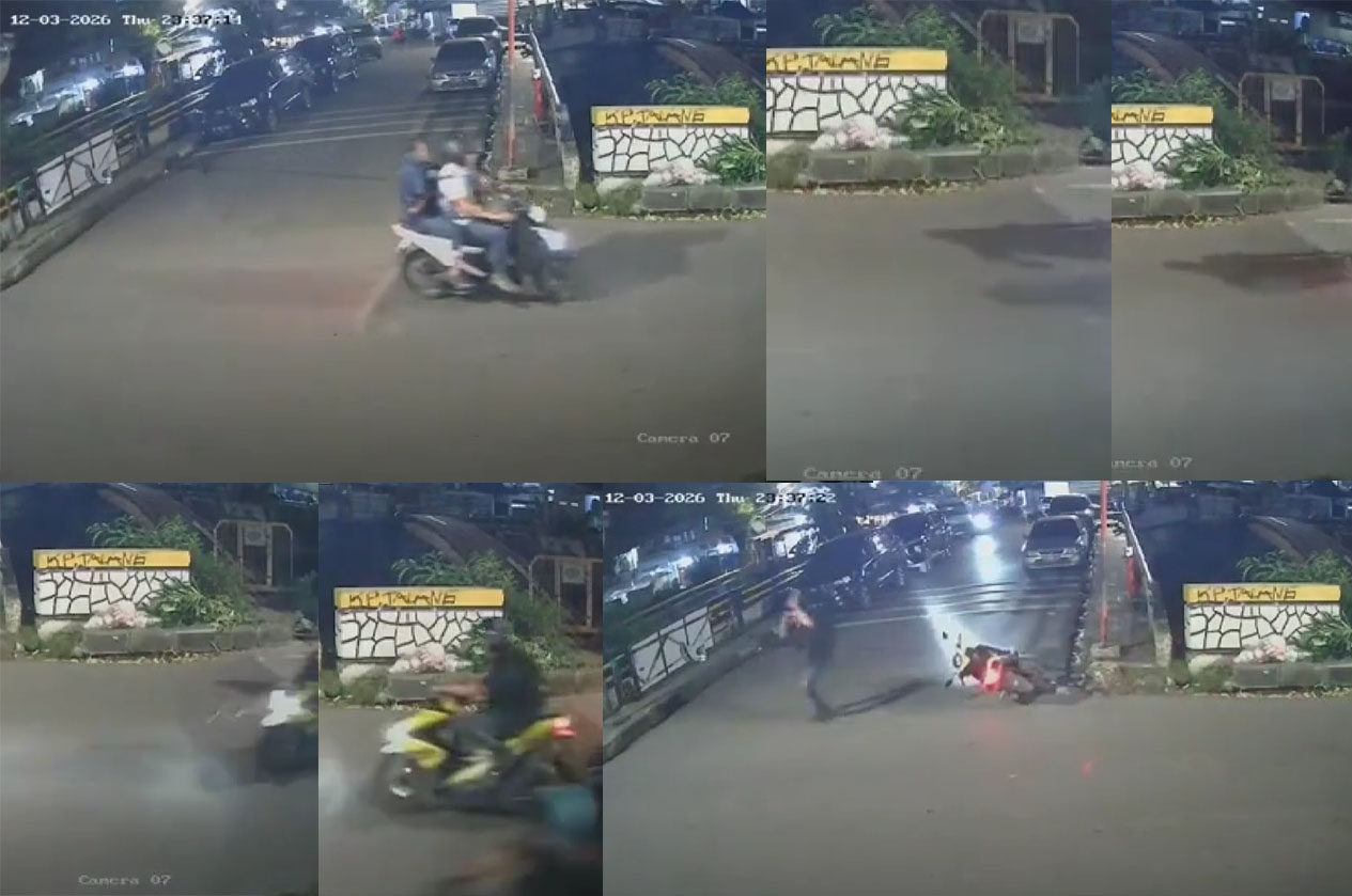 Detik-detik penyiraman air keras Aktivis KontraS Andrie Yunus di Jakarta.