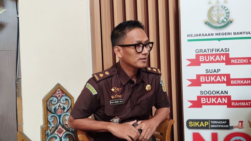 Kepala Seksi Tindak Pidana Khusus Kejari Bantul Muh Hendra Setia