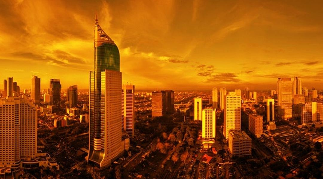 Ilustrasi Jakarta dilanda Cuaca panas ekstrem. 