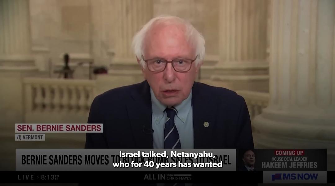 Senator Amerika Serikat Bernie Sanders. 