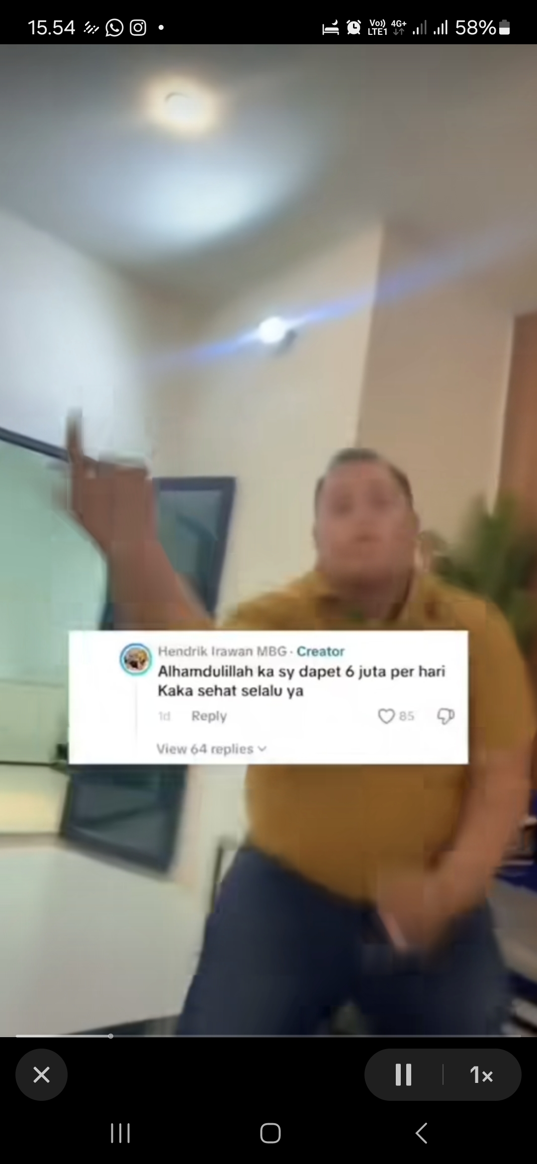 Video viral mitra dapur MBG Hendrik Irawan.