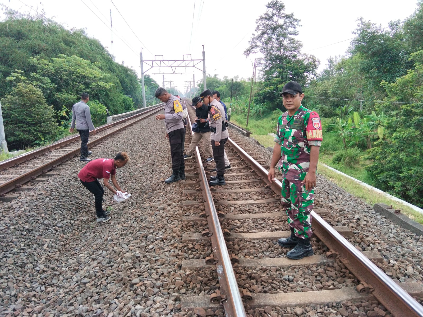 Penanganan bocah tertabrak kereta