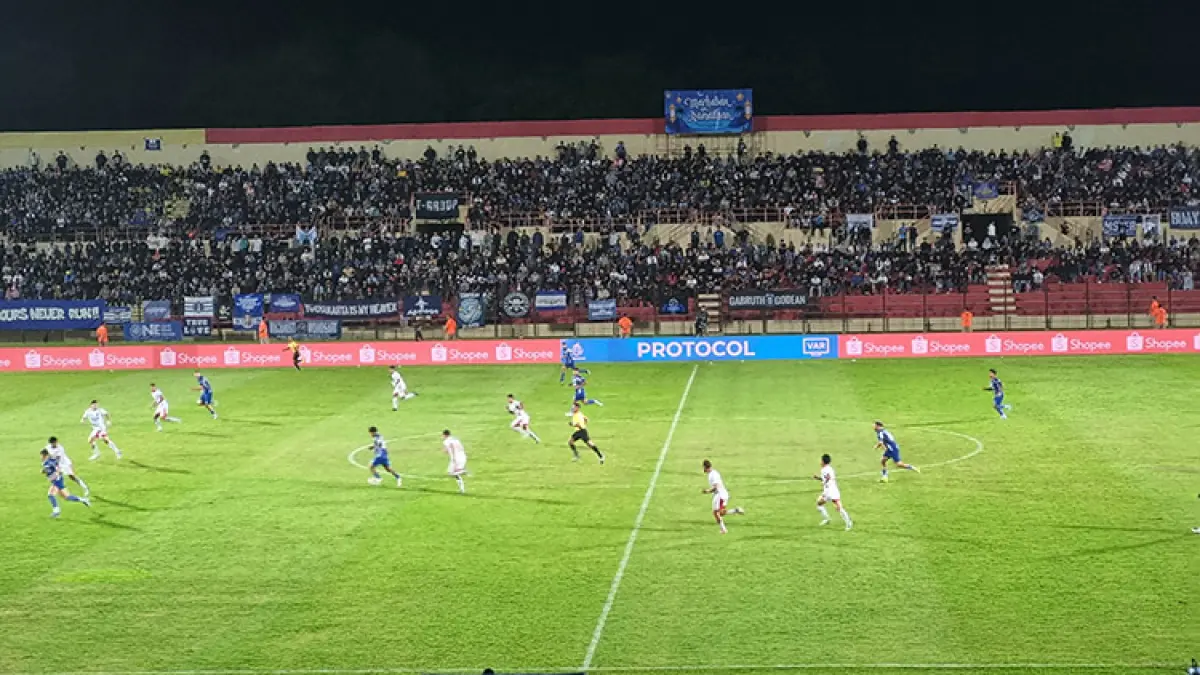 ADA PELUANG: Pertandingan PSIM Jogja di Stadion Sultan Agung, Bantul.&nbsp;(Foto: Fahmi Fahriza/Radar Jogja)