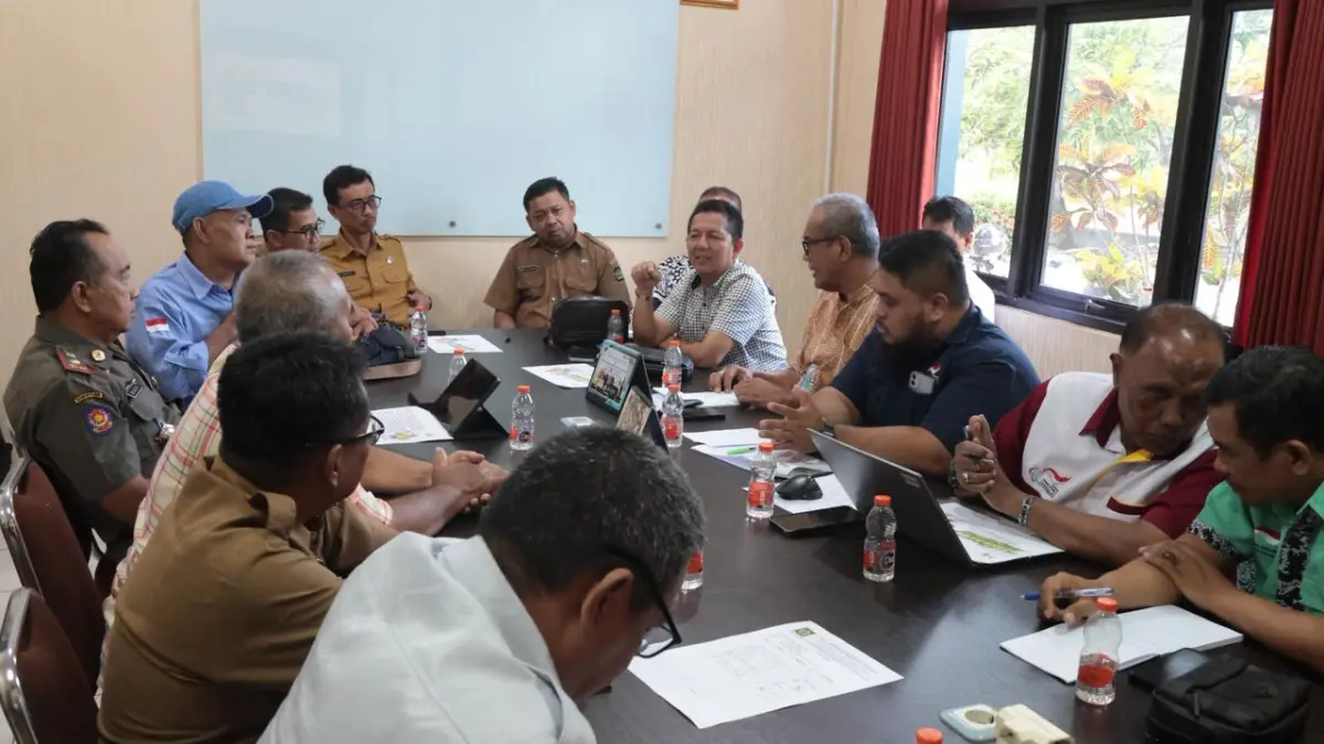 KONI DIY saat menghadiri rapat di Pemkab Kulon Progo. (Dokumen KONI DIY)
