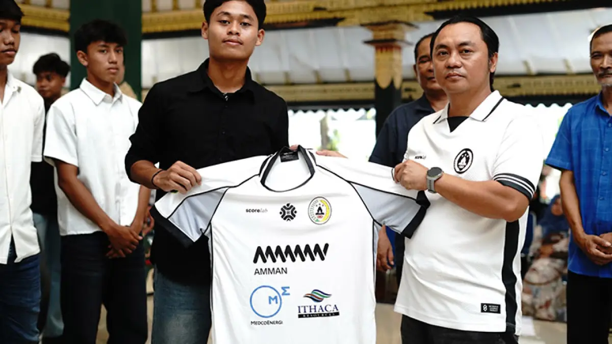 Tim EPA U19 saat dilepas di Pendopo Parasamya Kantor Bupati Kabupaten Sleman. (Dokumentasi PSS Sleman)