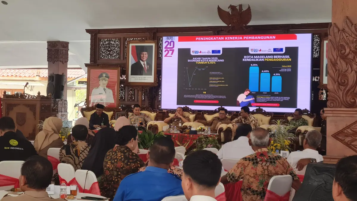 Forum Musrenbang tingkat kota yang digelar di Pendopo Pengabdian  menghadirkan seluruh OPD hingga tokoh masyarakat