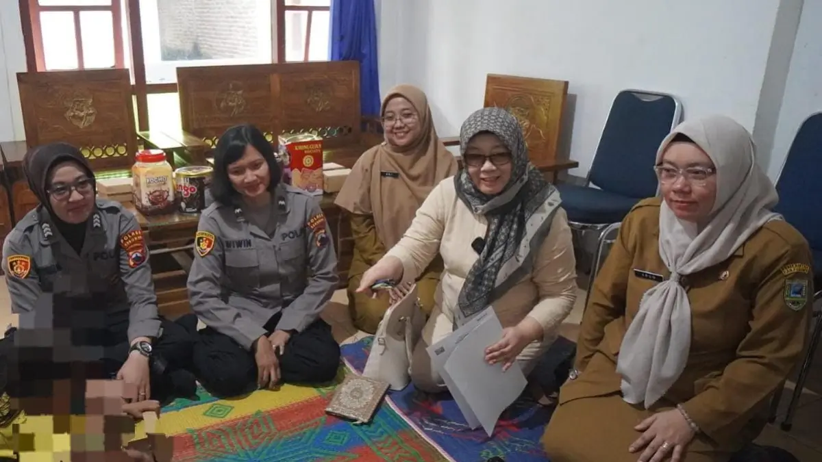 Polres Kebumen bersama UPTD PPA Kebumen melakukan proses pemulihan&nbsp; psikologis kepada para korban kasus pencabulan yang terjadi di Kecamatan Karanggayam. (Dokumentasi Polres Kebumen)