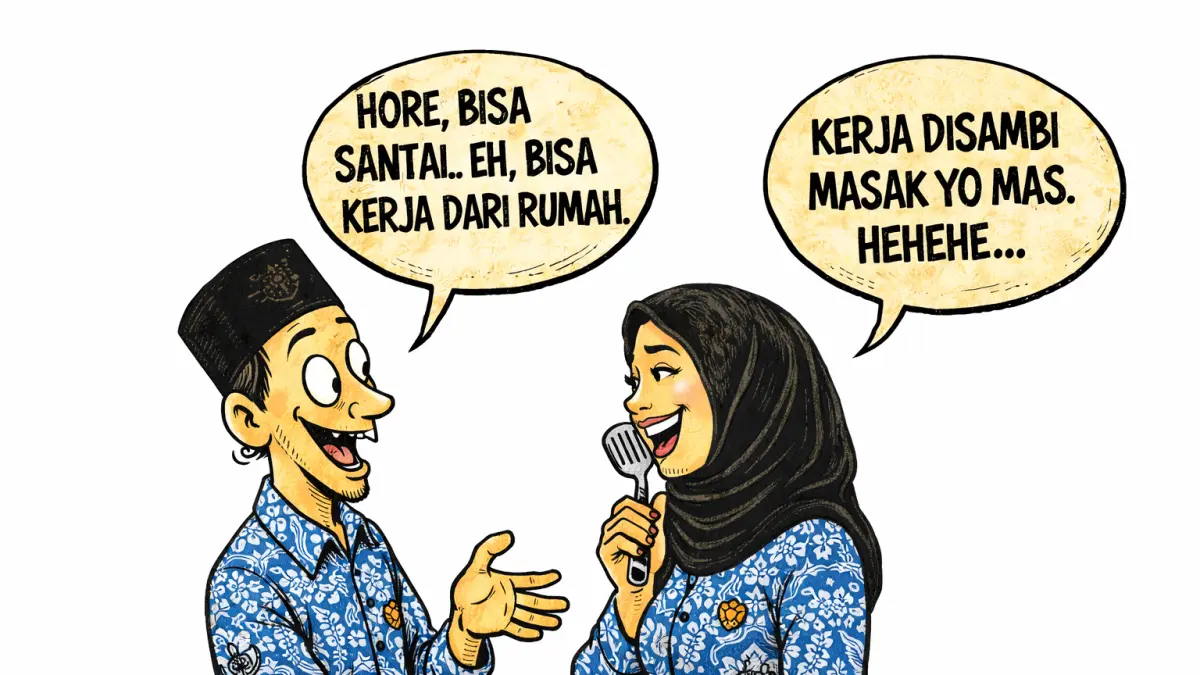 Ilustrasi WFH