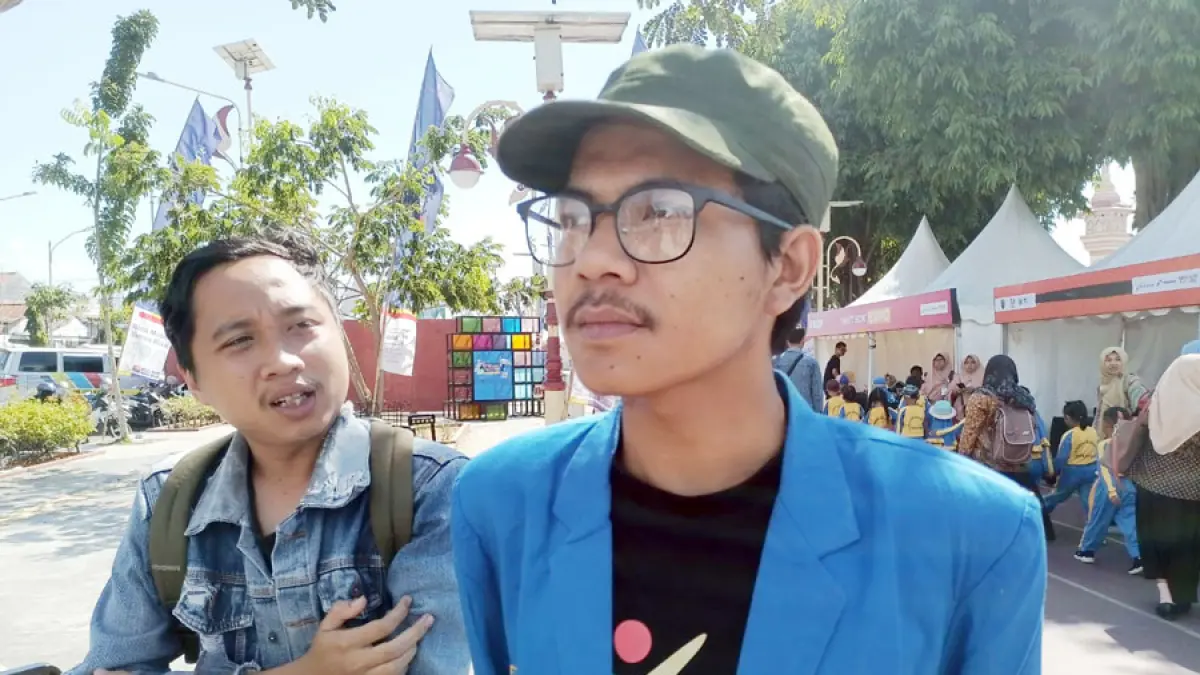 Ketua Pergerakan Mahasiswa Islam Indonesia (PMII) Kebumen Syarif Hidayat. (M Hafied/Radar Jogja)