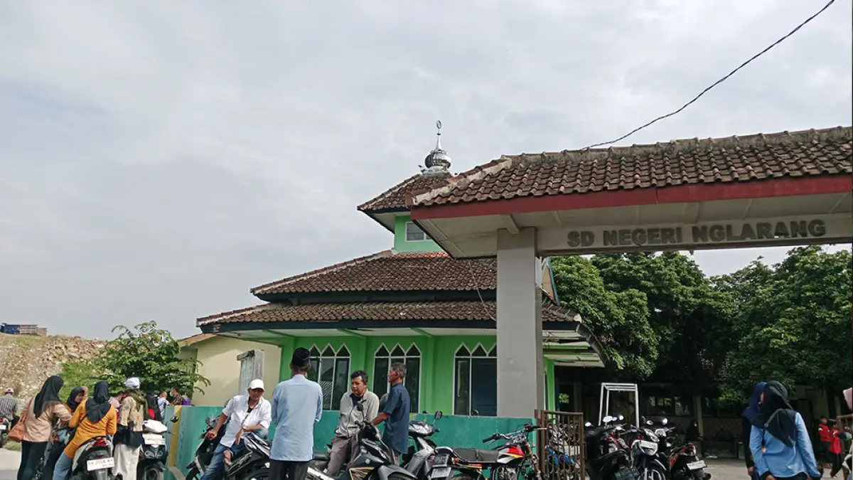 RELOKASI: SDN Nglarang, Tlogoadi, Mlati, Sleman yang terdampak proyek Tol Jogja-Solo paket 2.2. Delima Purnamasari/Radar Jogja

