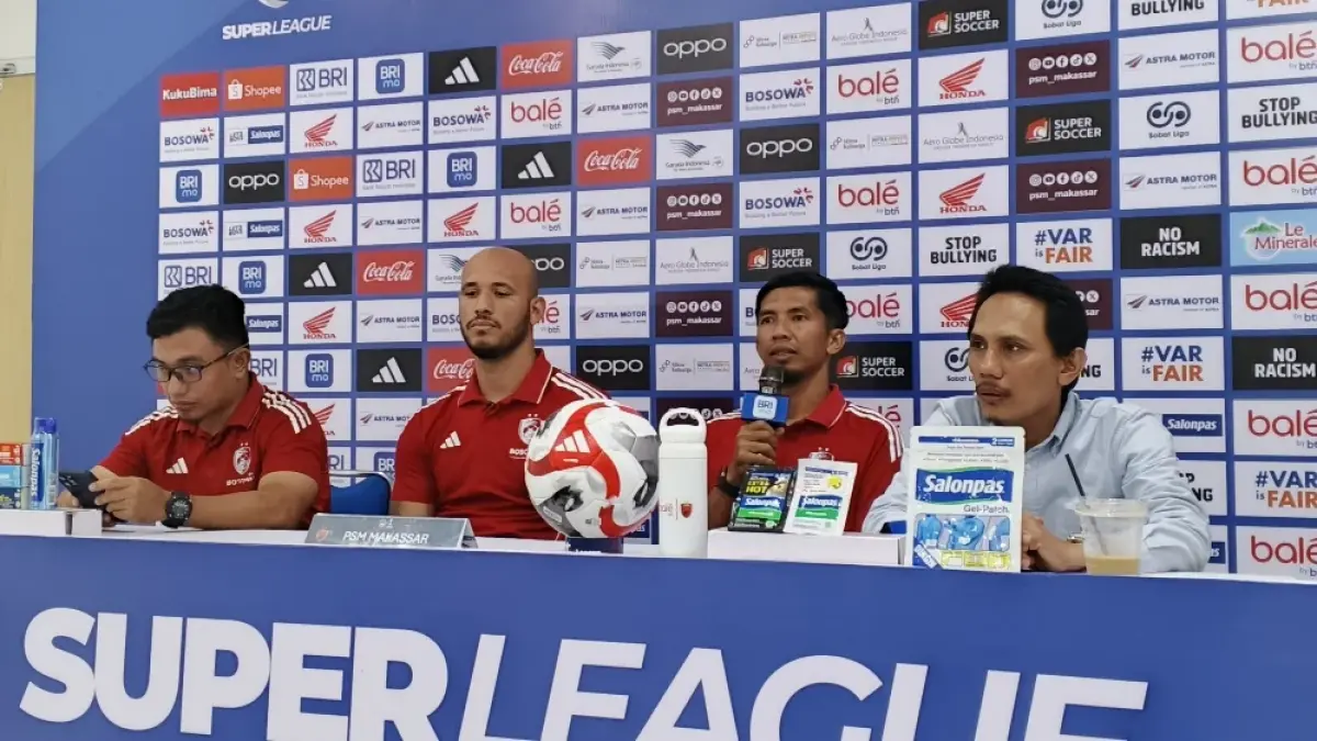 Assisten pelatih PSM Makassar, Ahmad Amiruddin bertekad akhiri rentetan hasil minor saat menjamu Persis Solo di Stadion Gelora B J Habibie (Ileague)