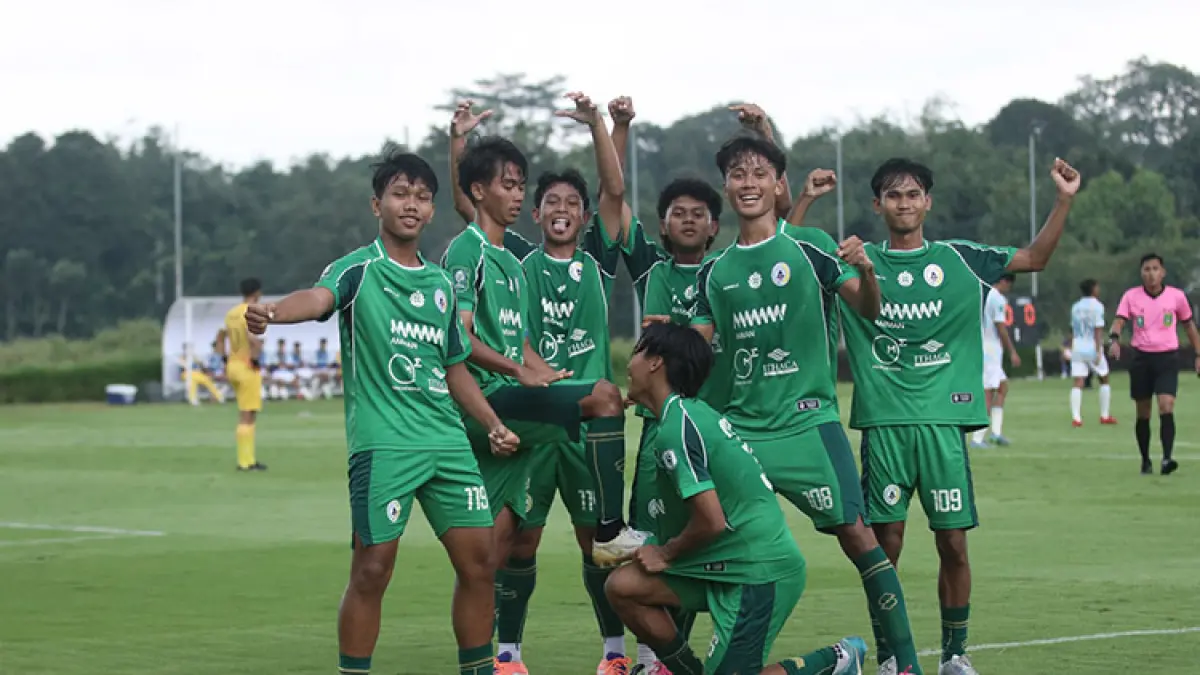 Tim PSS U19 saat menghadapi PSPS U19 di Garudayaksa Football Academy, Sabtu (4/4/2026) sore. (Dokumentasi PSS Sleman)