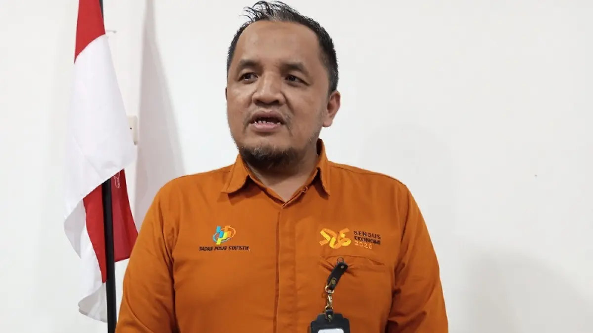 Kepala BPS Gunungkidul Agus Hartanto. (Yusuf Bastiar/Radar Jogja)