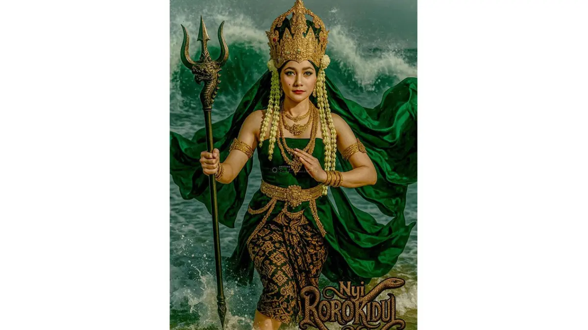 Ilustrasi Nyi Roro Kidul. (Pinterest/Suzanna AI Generated)