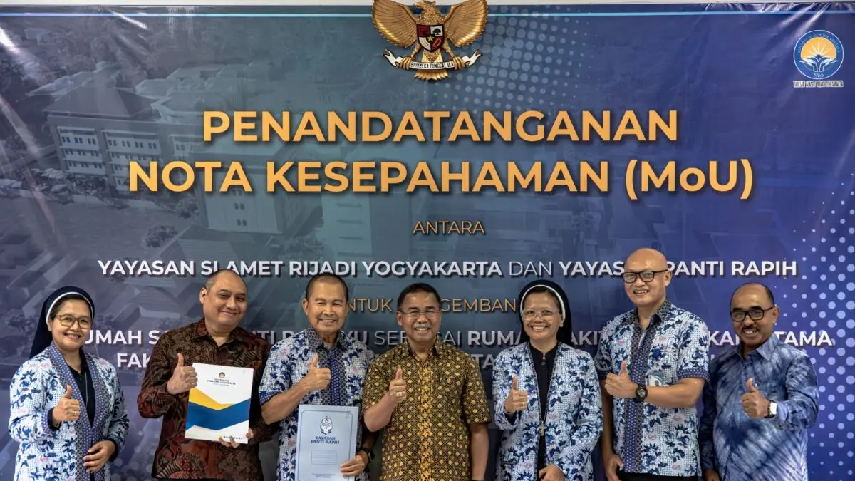 Penandatanganan MoU UAJY dengan Yayasan Panti Rapih