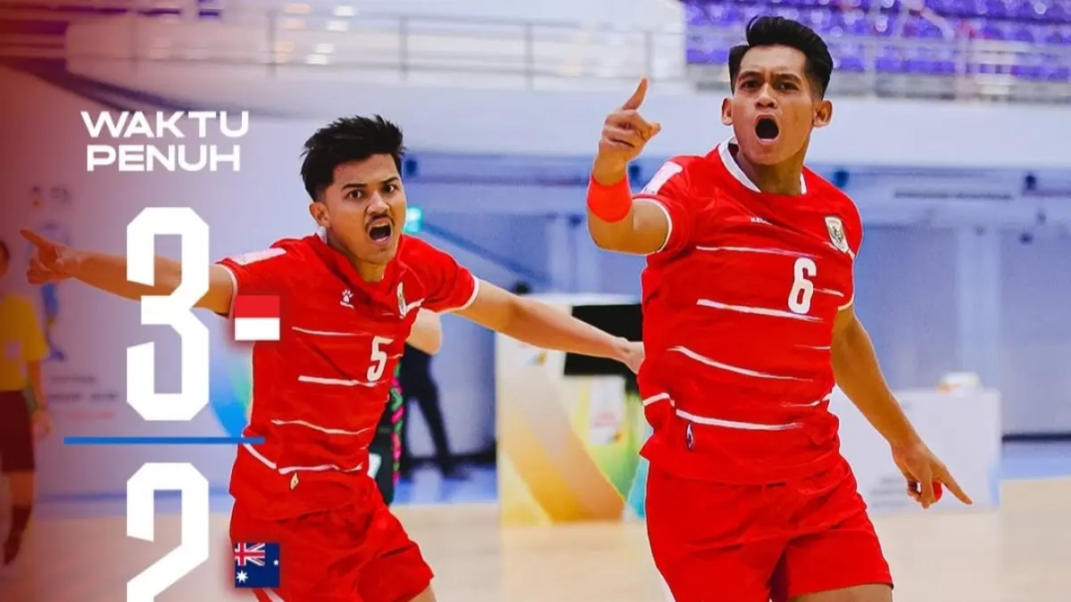 Timnas Futsal Indonesia amankan kemenangan di laga terakhir fase grup ASEAN Futsal Championship 2026 dan menjadi juara grup B setelah kalahkan Australia (instagram timnas futsal)