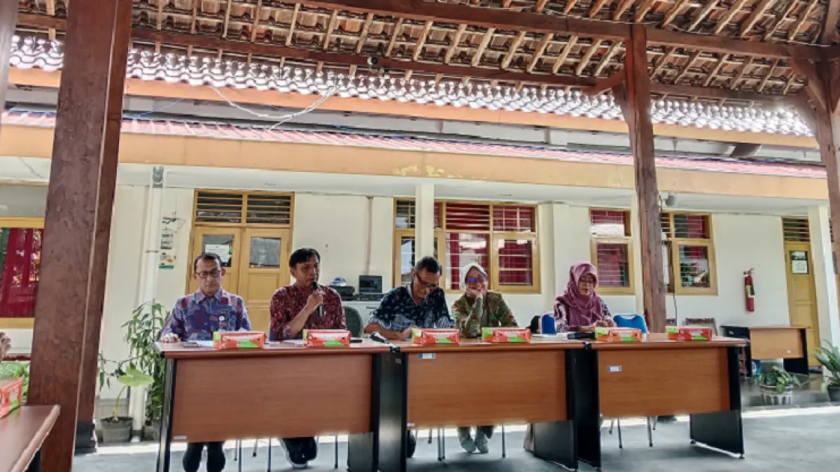 JUMPA PERS: DP3AP2KB Sleman merilis fenomena pernikahan dini masih tinggi, di Pendopo Paku Jati Rabu (9/4/2026). Delima&nbsp;Purnamasari/Radar Jogja