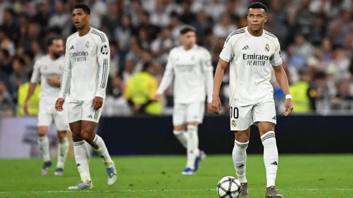 Raut kekecewaan para pemain Real Madrid setelah ditahan imbang Girona di Bernabeu