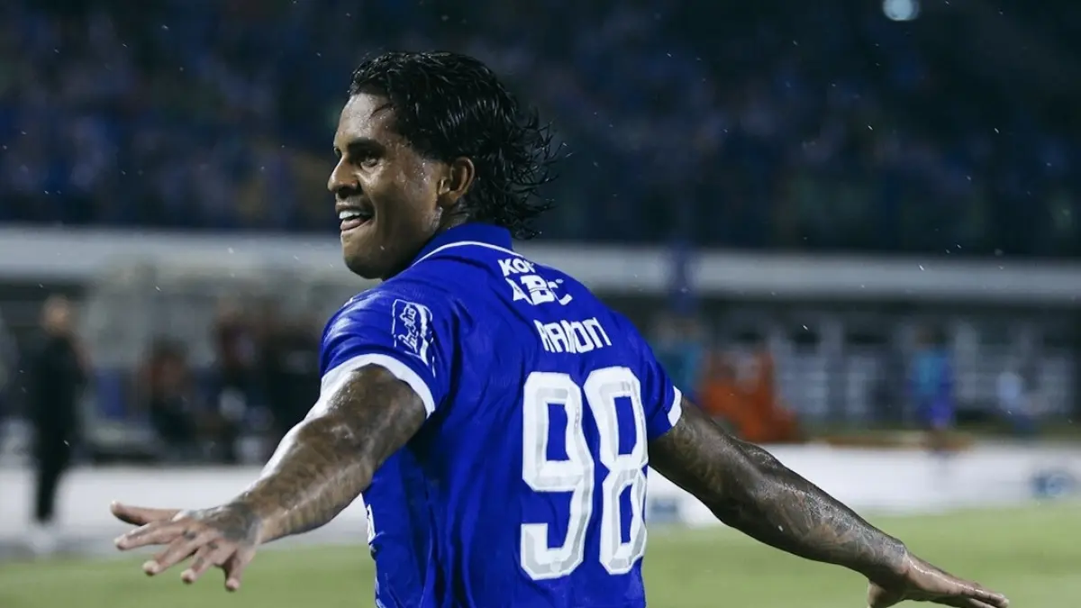 Selebrasi Ramon Tanque dalam kemenangan Persib Bandung atas Bali United (instagram Persib)