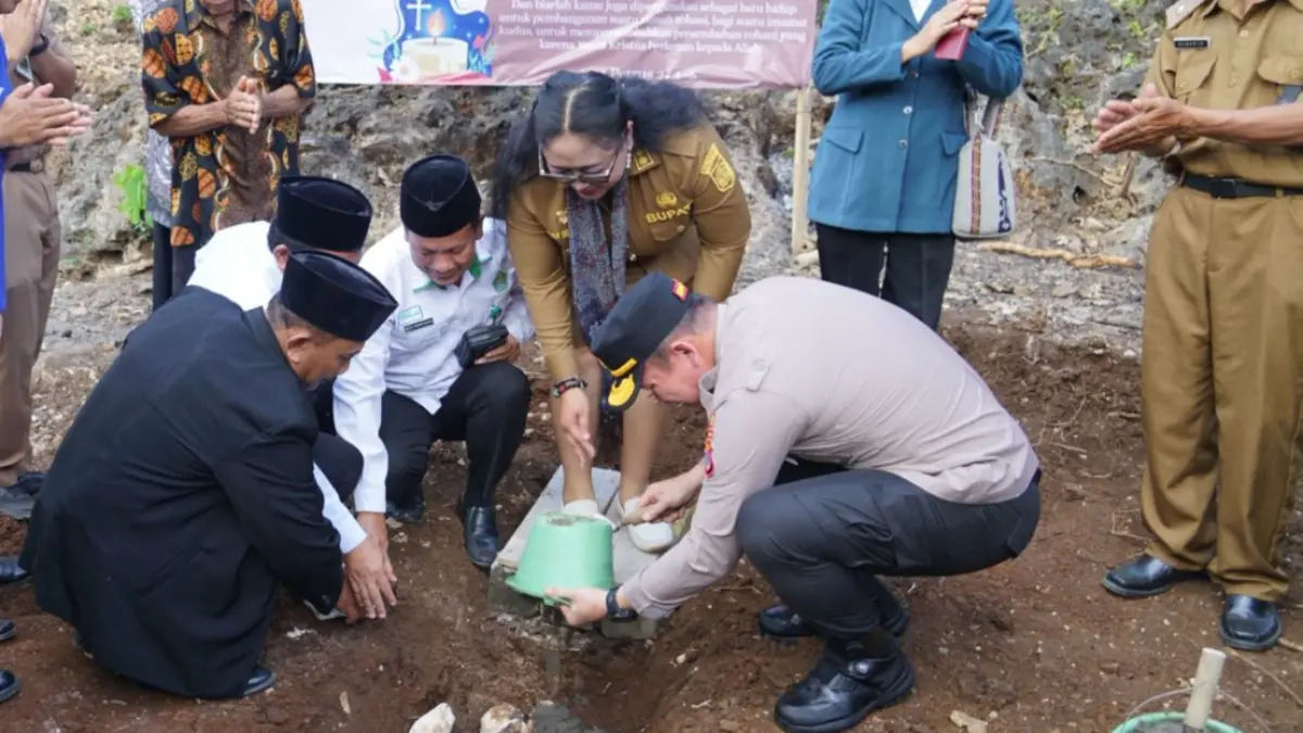 Bupati Gunungkidul Endah Subekti Kuntariningsih menegaskan komitmennya menjaga kerukunan antarumat beragama di Bumi Handayani - Yusuf Bastiar/Radar Jogja