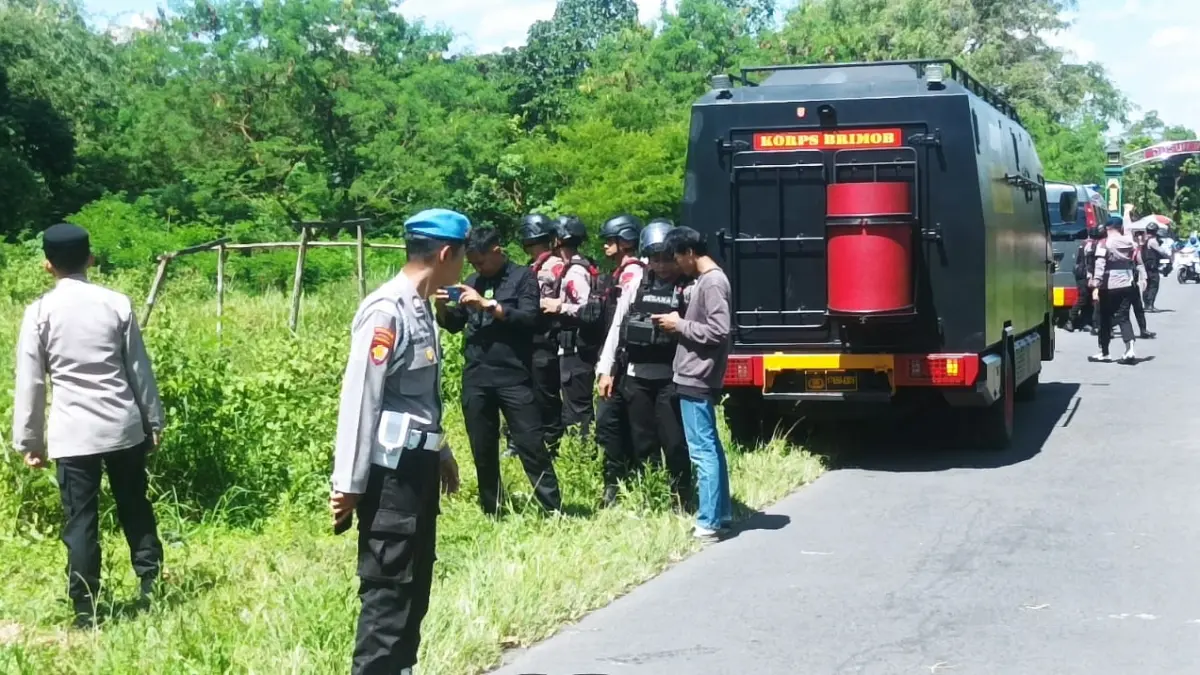 Proses peledakan granat milik almarhum purnawirawan TNI AD - Dokumentasi Polresta Sleman