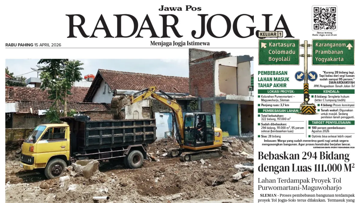 JAWA POS - RADAR JOGJA, EDISI RABU, 15 APRIL 2026