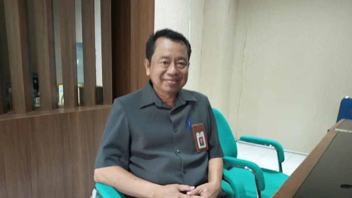 Sekertaris Daerah Gunungkidul Sri Suhartanta sedang memberikan keterangan kepada wartawan. Yusuf Bastiar/Radar Jogja
