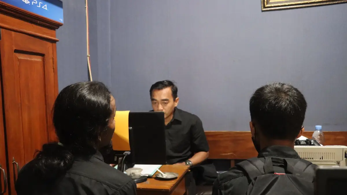 Dokumentasi Polres Bantul - Saksi dan pelaku sedang dimintai keterangan oleh Polres Bantul terkait kasus pencurian sepeda dan penyalahgunaan obat berbahaya Kamis (16/4)&nbsp;