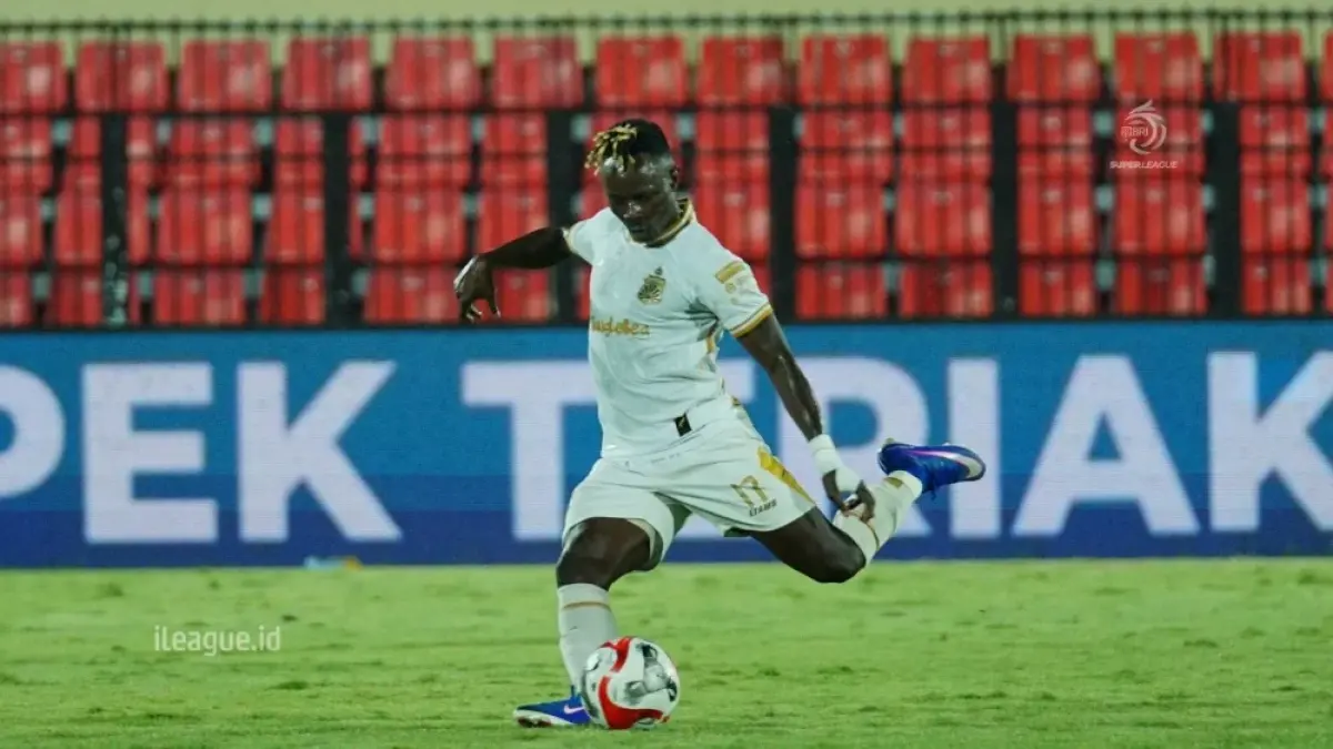 Gelandang Bhayangkara Presisi Lampung FC, Moussa Sidibe (Ileague)